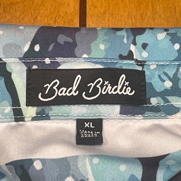 Bad Birdie Polo Abstract Watercolor Size XL Performance Golf - Picture 6 of 14